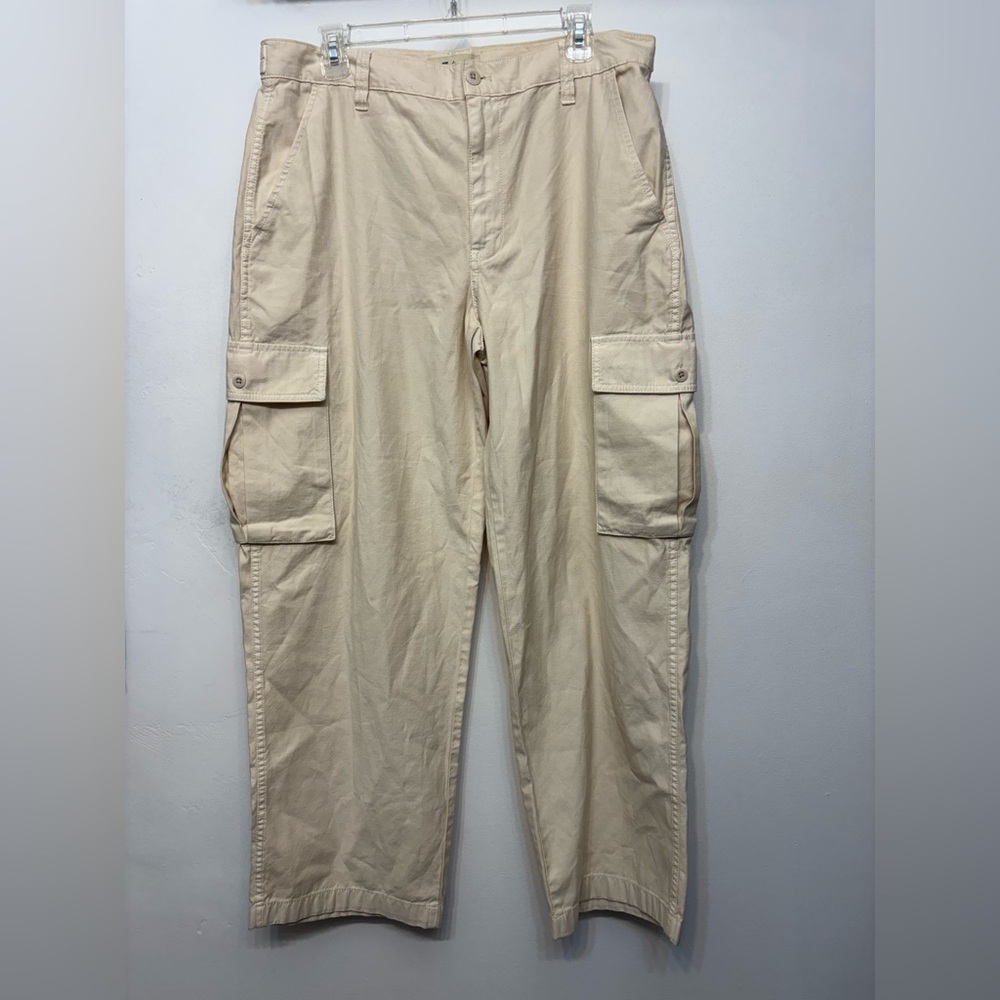 Madewell Tan Coolmax Straight Cargo Pants Mens Size 31 NWOT